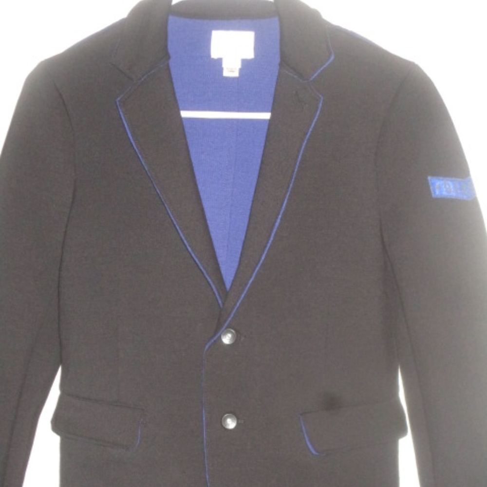 diesel boys black and blue blazer size 12